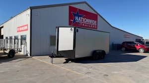 Spartan 7'x16' Enclosed Cargo Trailer w/ Rear Ramp Door (C2)