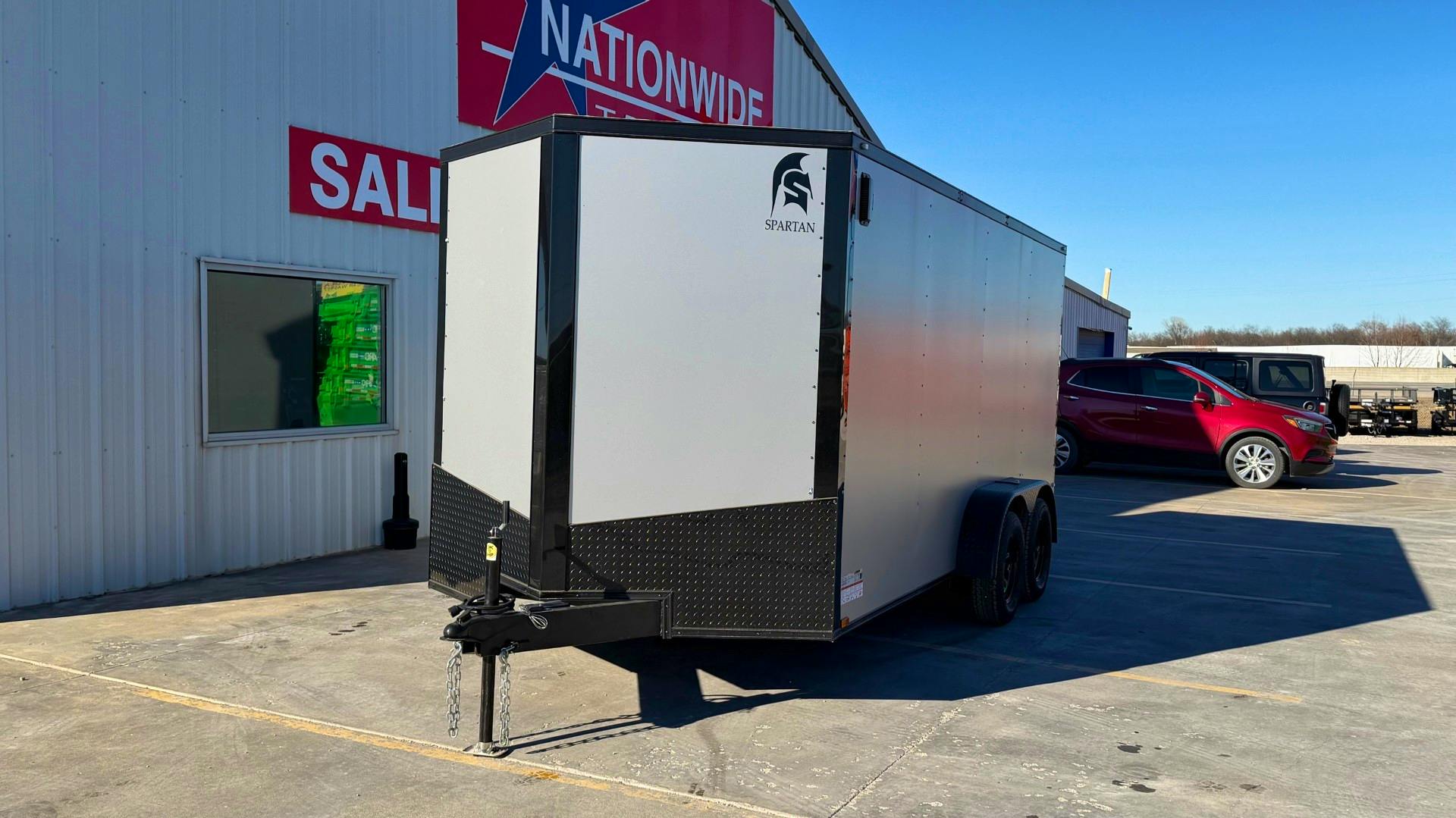 Spartan 7'x16' Enclosed Cargo Trailer w/ Rear Ramp Door (C2) - Stock #87669 - Image 8 of 8