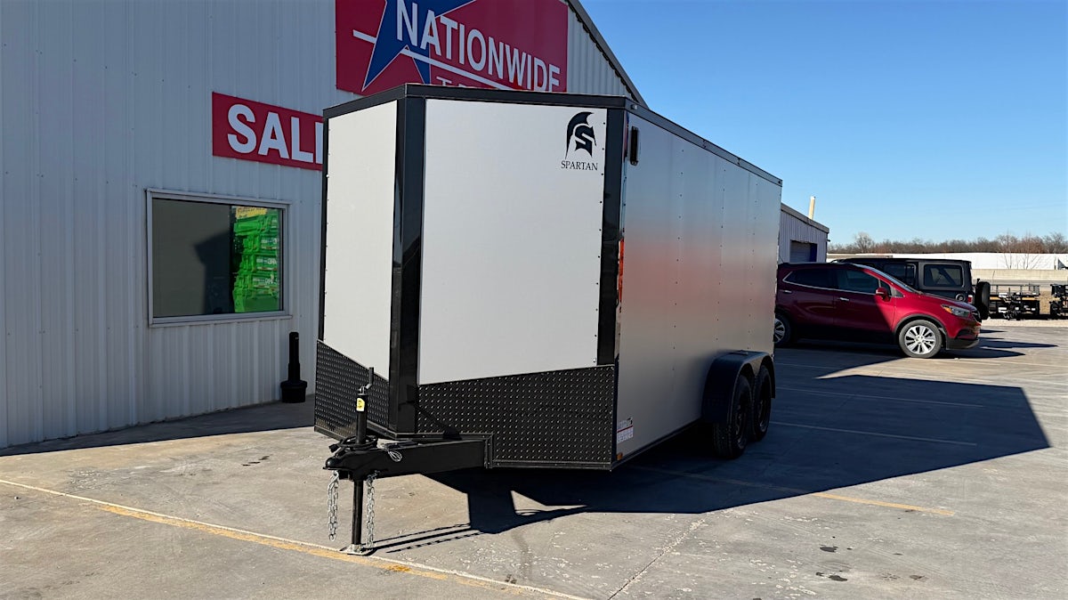 Spartan 7'x16' Enclosed Cargo Trailer w/ Rear Ramp Door (C2) - Stock #87669 - Image 8 of 8 Spartan 7'x16' Enclosed Cargo Trailer w/ Rear Ramp Door (C2) - Stock #87669 - Image 8 of 8