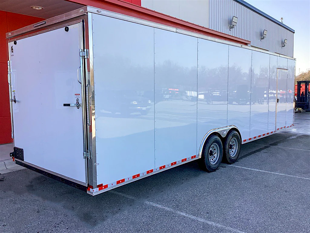 Spartan 8.5'x28' Enclosed Race Trailer w/ Rear Ramp Door (CR) - Stock #87670 - Image 1 of 10 Spartan 8.5'x28' Enclosed Race Trailer w/ Rear Ramp Door (CR) - Stock #87670 - Image 1 of 10