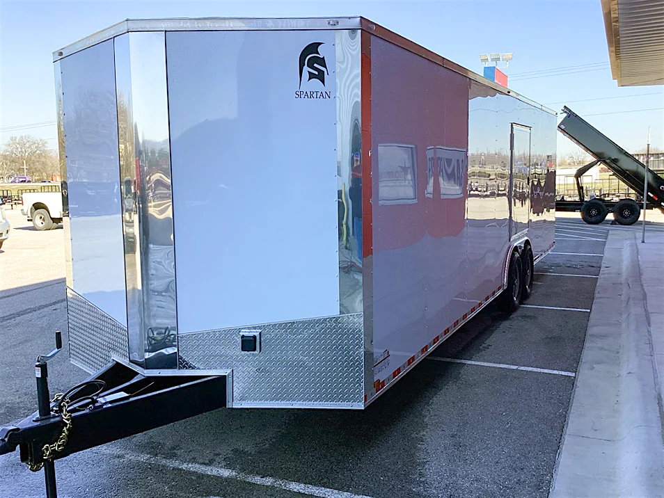 Spartan 8.5'x28' Enclosed Race Trailer w/ Rear Ramp Door (CR) - Stock #87670 - Image 4 of 10 Spartan 8.5'x28' Enclosed Race Trailer w/ Rear Ramp Door (CR) - Stock #87670 - Image 4 of 10