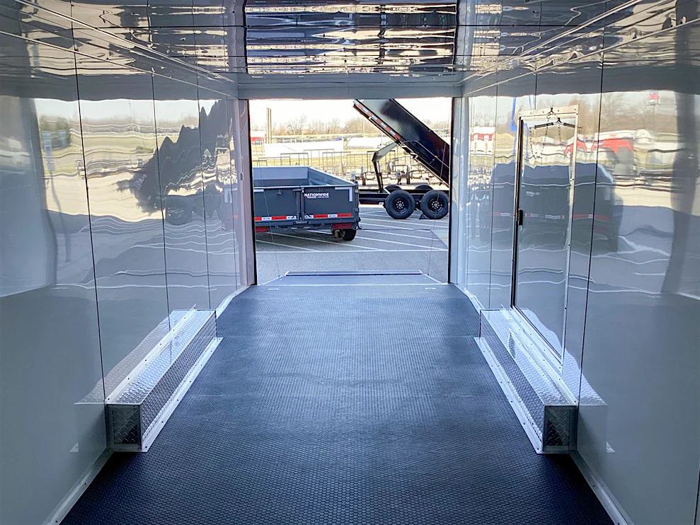 Spartan 8.5'x28' Enclosed Race Trailer w/ Rear Ramp Door (CR) - Stock #87670 - Image 7 of 10 Spartan 8.5'x28' Enclosed Race Trailer w/ Rear Ramp Door (CR) - Stock #87670 - Image 7 of 10