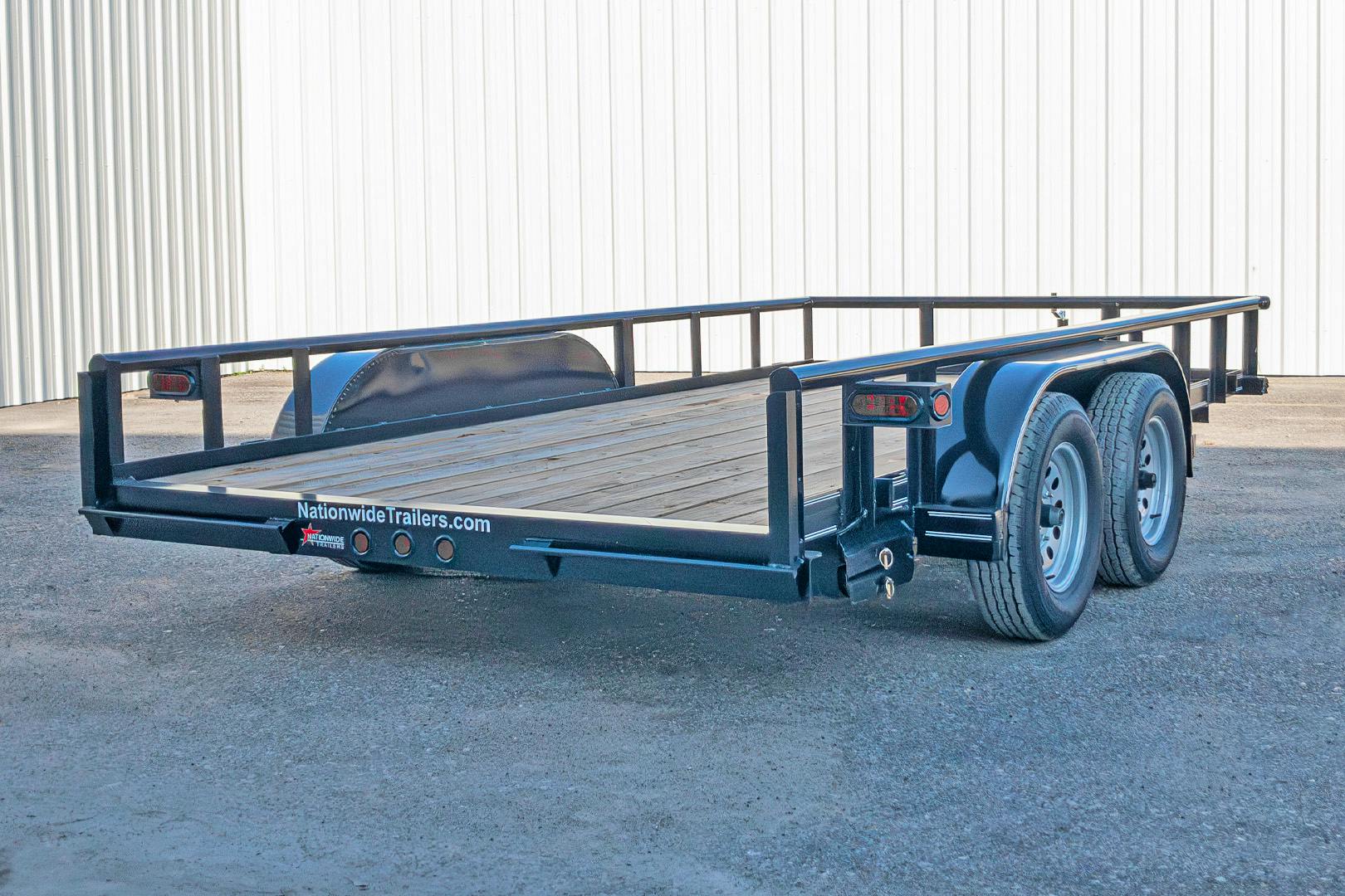 Texas Bragg 14'x83" Utility Trailer w/ Slide-In Ramps (U2) - Stock #87674 - Image 4 of 7