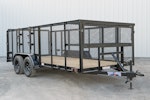 Texas Bragg 16'x83" Landscape Trailer w/ 4' Sides & 4' Gate (L2) Stock #87676 - Thumbnail 2