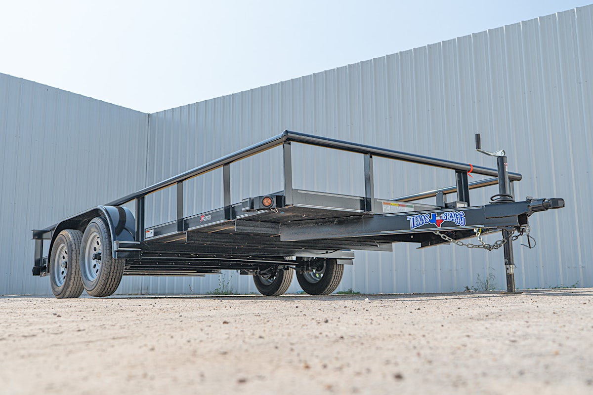 Texas Bragg 16'x83" Utility Trailer w/ Slide-In Ramps (U2) - Stock #87680 - Image 3 of 9 Texas Bragg 16'x83" Utility Trailer w/ Slide-In Ramps (U2) - Stock #87680 - Image 3 of 9