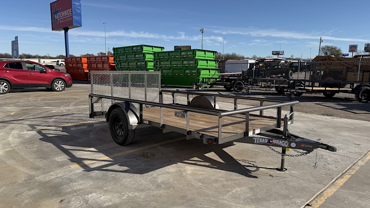 Texas Bragg 12'x77" Utility Trailer w/ 3' Gate & 2' Dovetail (U1) - Stock #87681 - Image 2 of 4 Texas Bragg 12'x77" Utility Trailer w/ 3' Gate & 2' Dovetail (U1) - Stock #87681 - Image 2 of 4