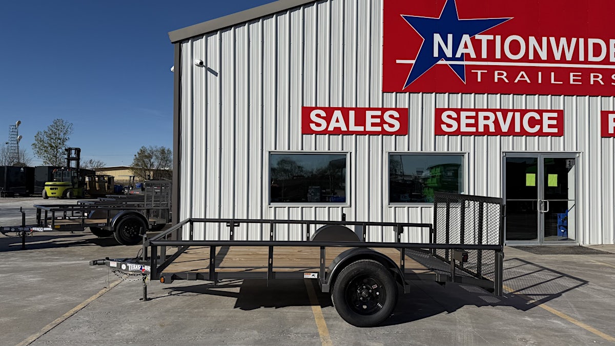 Texas Bragg 12'x77" Utility Trailer w/ 3' Gate & 2' Dovetail (U1) - Stock #87681 - Image 4 of 4 Texas Bragg 12'x77" Utility Trailer w/ 3' Gate & 2' Dovetail (U1) - Stock #87681 - Image 4 of 4