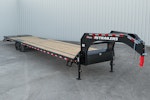 PJ Trailers 40'x102" 18k Gooseneck Flatbed Trailer w/ Singles (LX) Stock #87685 - Thumbnail 2