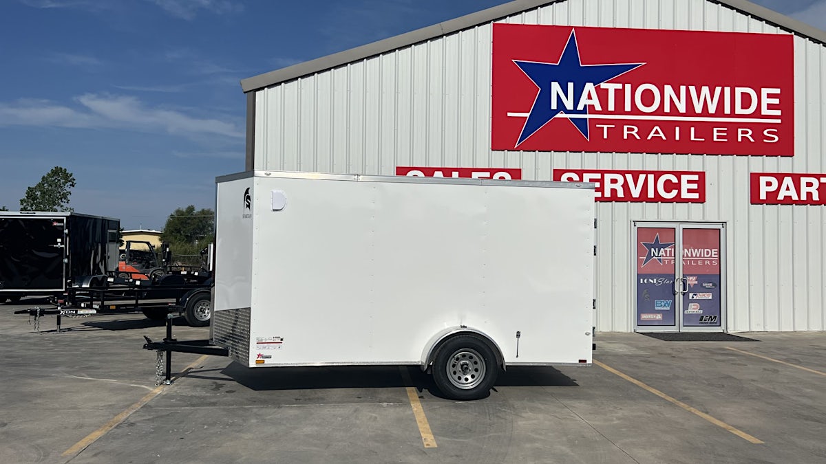 Spartan 6'x12' Enclosed Cargo Trailer w/ Rear Barn Doors (C1) - Stock #87690 - Image 5 of 6 Spartan 6'x12' Enclosed Cargo Trailer w/ Rear Barn Doors (C1) - Stock #87690 - Image 5 of 6