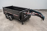 PJ Trailers 14'x83" 18k GN Low Pro Dump Trailer w/ 4' Sides (DX) Stock #87692 - Thumbnail 7