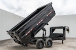 PJ Trailers 14'x83" 18k GN Low Pro Dump Trailer w/ 4' Sides (DX) Stock #87692 - Thumbnail 22