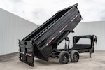 PJ Trailers 14'x83" 18k GN Low Pro Dump Trailer w/ 4' Sides (DX) Stock #87692 - Thumbnail 30