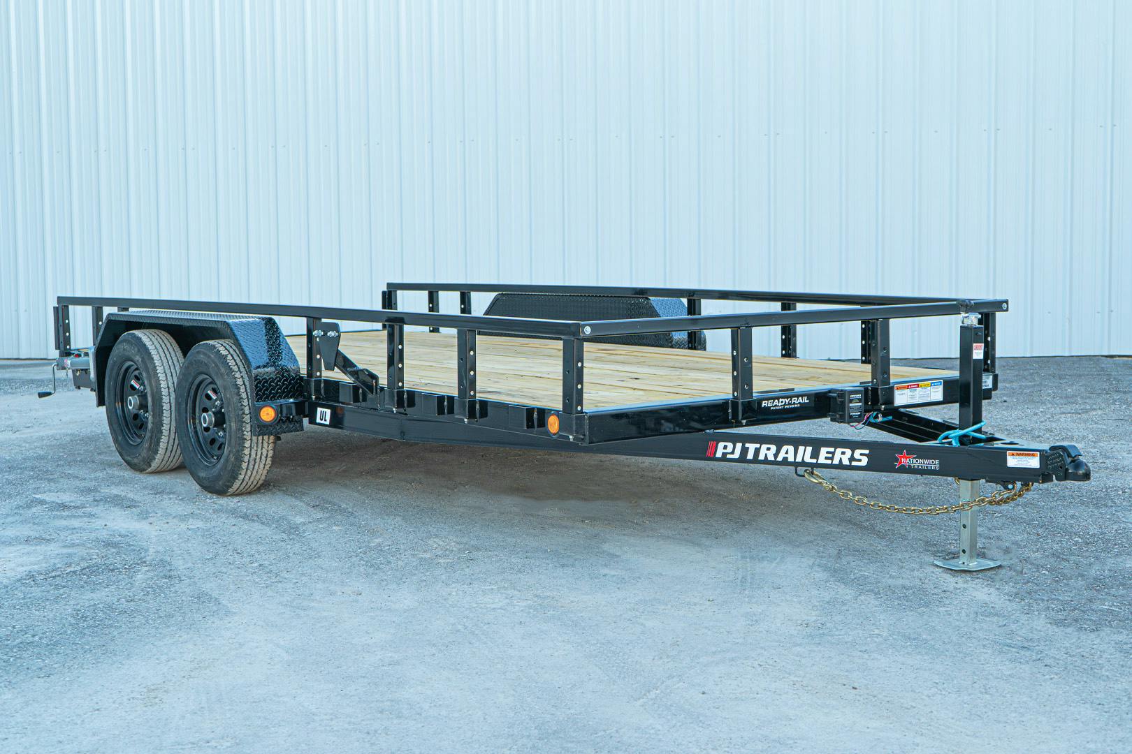 PJ Trailers 16'x83" Tandem Axle 4" Channel Utility Trailer (UL) - Stock #87695 - Image 2 of 17