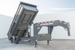 PJ Trailers 16'x83" Gooseneck HD Low Pro Dump Trailer w/ 3' Sides (DE) Stock #87696 - Thumbnail 3
