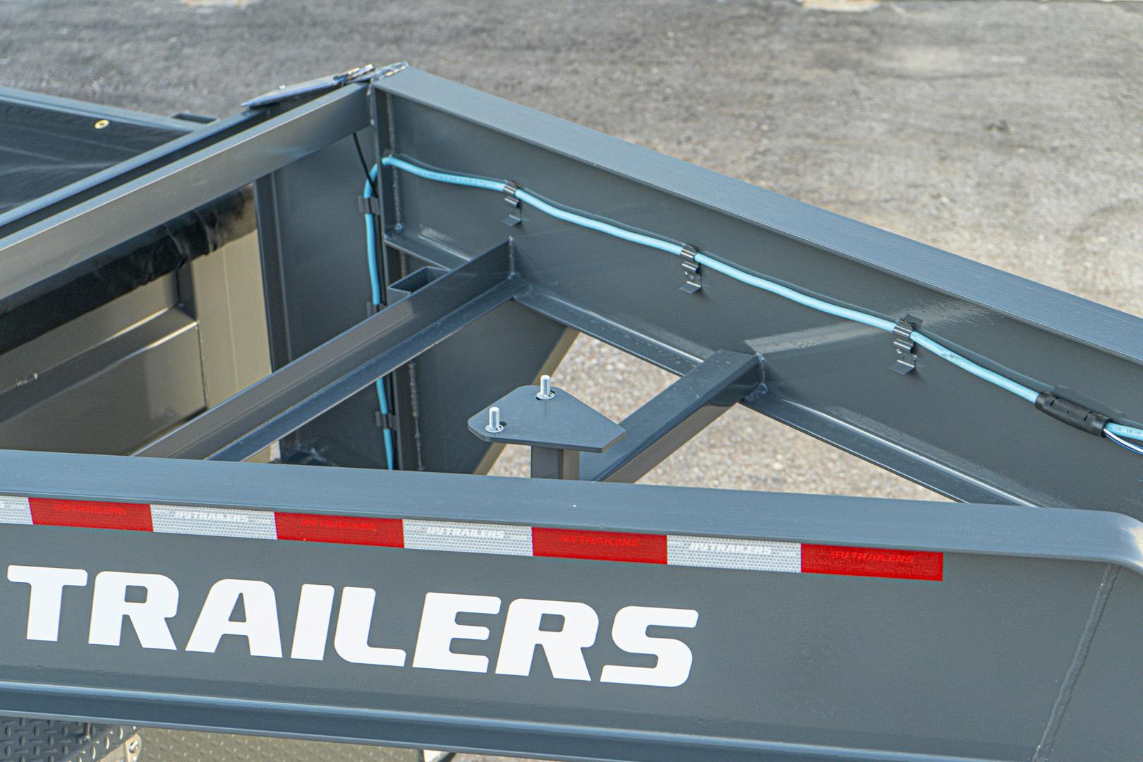 PJ Trailers 16'x83" Gooseneck HD Low Pro Dump Trailer w/ 3' Sides (DE) - Stock #87696 - Image 11 of 32