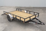 PJ Trailers 14'x72" Single Axle 4" Channel Utility Trailer (U2) Stock #87698 - Thumbnail 2