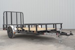 PJ Trailers 14'x72" Single Axle 4" Channel Utility Trailer (U2) Stock #87698 - Thumbnail 3