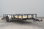 PJ Trailers 14'x72" Single Axle 4" Channel Utility Trailer (U2) Stock #87698 - Thumbnail 4