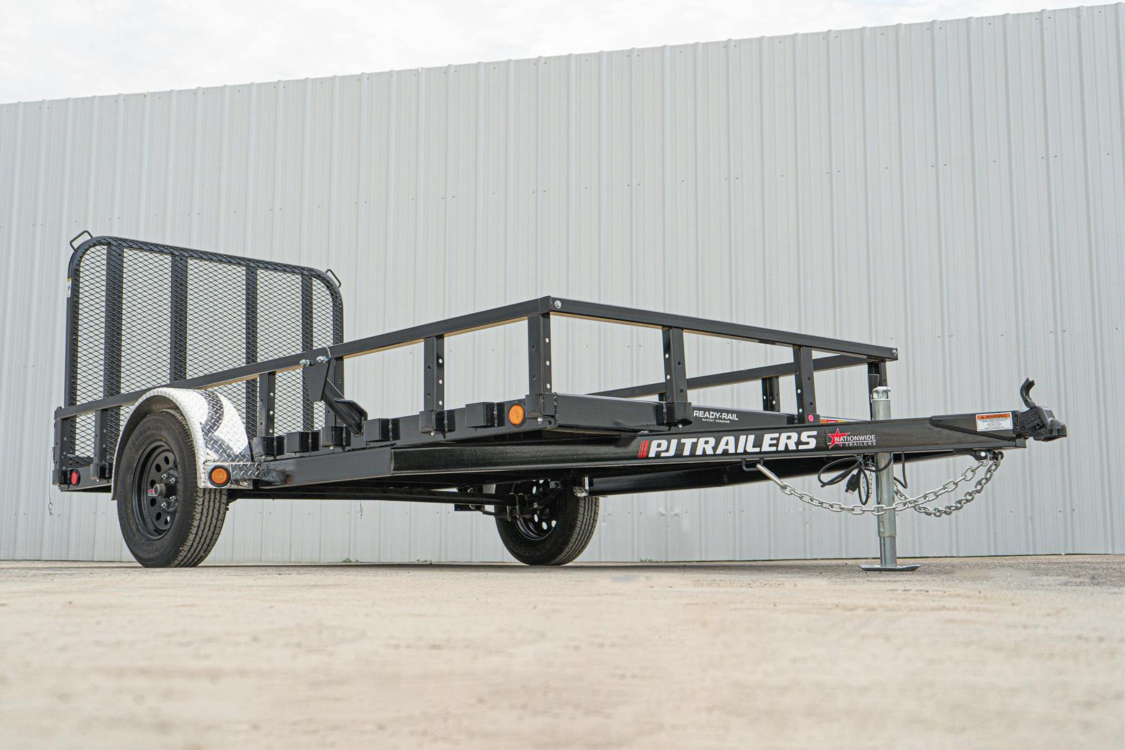 PJ Trailers 14'x72" Single Axle 4" Channel Utility Trailer (U2) - Stock #87698 - Image 5 of 17