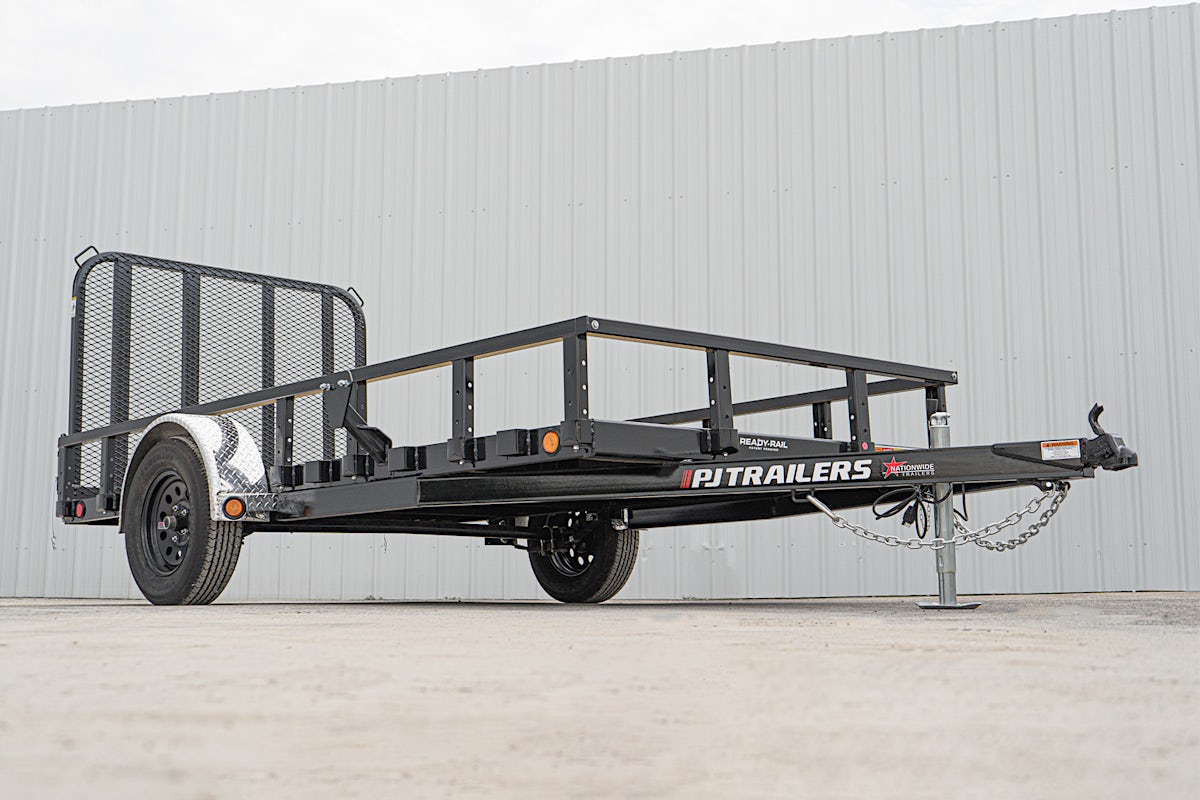 PJ Trailers 14'x72" Single Axle 4" Channel Utility Trailer (U2) - Stock #87698 - Image 5 of 17 PJ Trailers 14'x72" Single Axle 4" Channel Utility Trailer (U2) - Stock #87698 - Image 5 of 17