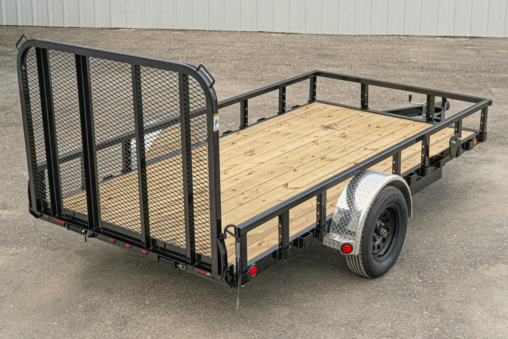 PJ Trailers 14'x72" Single Axle 4" Channel Utility Trailer (U2) - Stock #87698 - Image 14 of 17