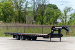 PJ Trailers 36'x102" Gooseneck Flatbed Trailer w/ Hydraulic Dovetail (LY) Stock #87703 - Thumbnail 2