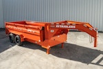 PJ Trailers 16'x83" Gooseneck HD Low Pro Dump Trailer w/ 3' Sides (DE) Stock #87708 - Thumbnail 2