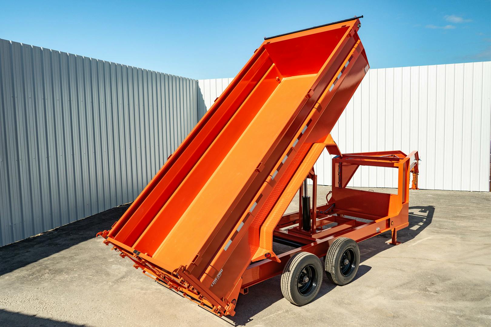 PJ Trailers 16'x83" Gooseneck HD Low Pro Dump Trailer w/ 3' Sides (DE) - Stock #87708 - Image 21 of 32