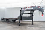 PJ Trailers 32'x102" Gooseneck Low Pro Flatbed Trailer w/ Singles (LS) Stock #87733 - Thumbnail 3