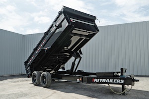 PJ Trailers 16'x83" HD Low Pro Dump Trailer w/ 3' Sides (DE)