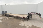 PJ Trailers 40'x102" Gooseneck Low Pro Flatbed Trailer w/ Duals (LD) Stock #87749 - Thumbnail 1