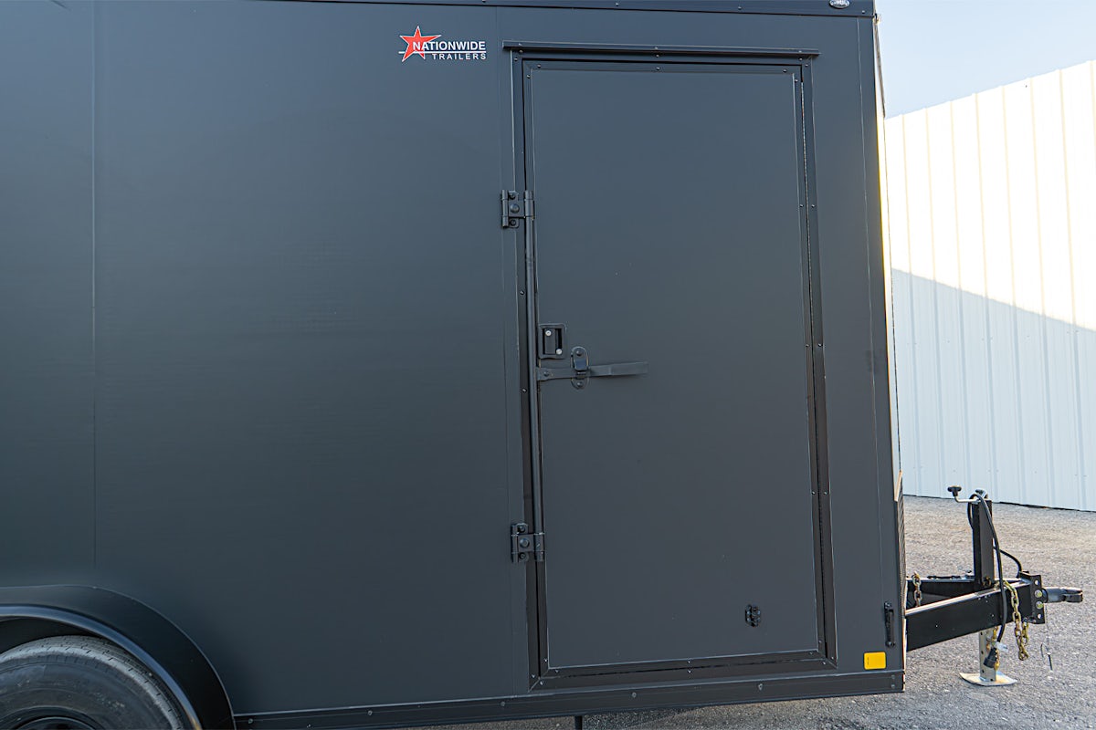 CellTech 7'x16' All-Steel Enclosed Cargo Trailer w/ Rear Ramp Door (C2) - Stock #87750 - Image 5 of 13 CellTech 7'x16' All-Steel Enclosed Cargo Trailer w/ Rear Ramp Door (C2) - Stock #87750 - Image 5 of 13