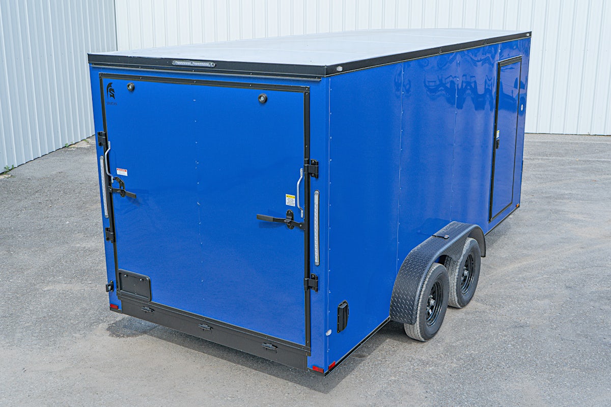 Spartan 7'x16' Enclosed Cargo Trailer w/ Rear Ramp Door (C2) - Stock #87768 - Image 10 of 13 Spartan 7'x16' Enclosed Cargo Trailer w/ Rear Ramp Door (C2) - Stock #87768 - Image 10 of 13