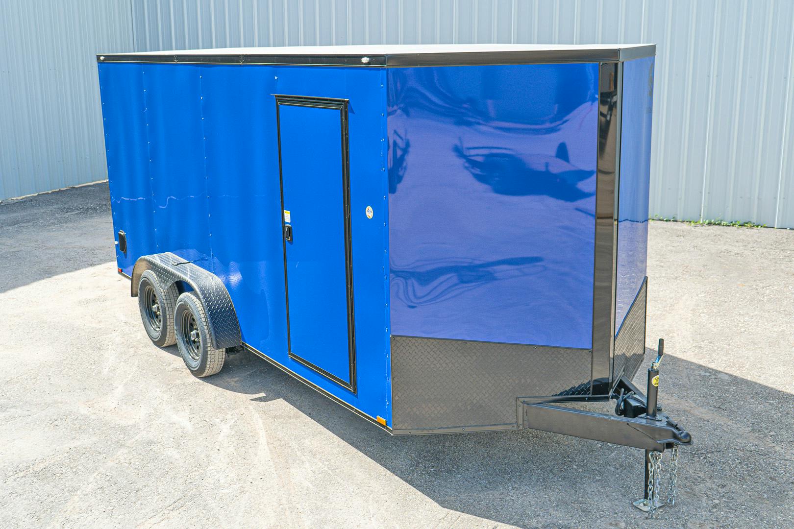 Spartan 7'x16' Enclosed Cargo Trailer w/ Rear Ramp Door (C2) - Stock #87768 - Image 1 of 1
