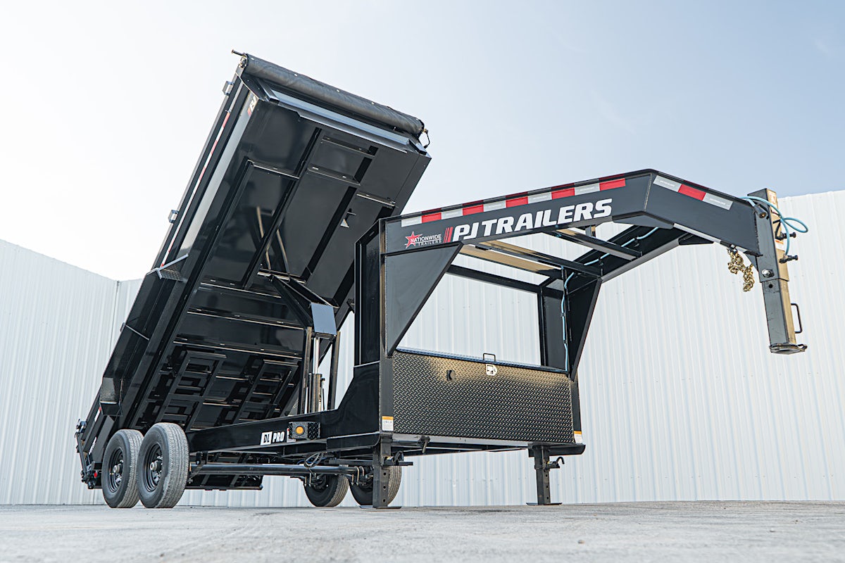 PJ Trailers 16'x83" Gooseneck Low Pro Dump Trailer w/ 2' Sides (DL) - Stock #87777 - Image 5 of 30 PJ Trailers 16'x83" Gooseneck Low Pro Dump Trailer w/ 2' Sides (DL) - Stock #87777 - Image 5 of 30