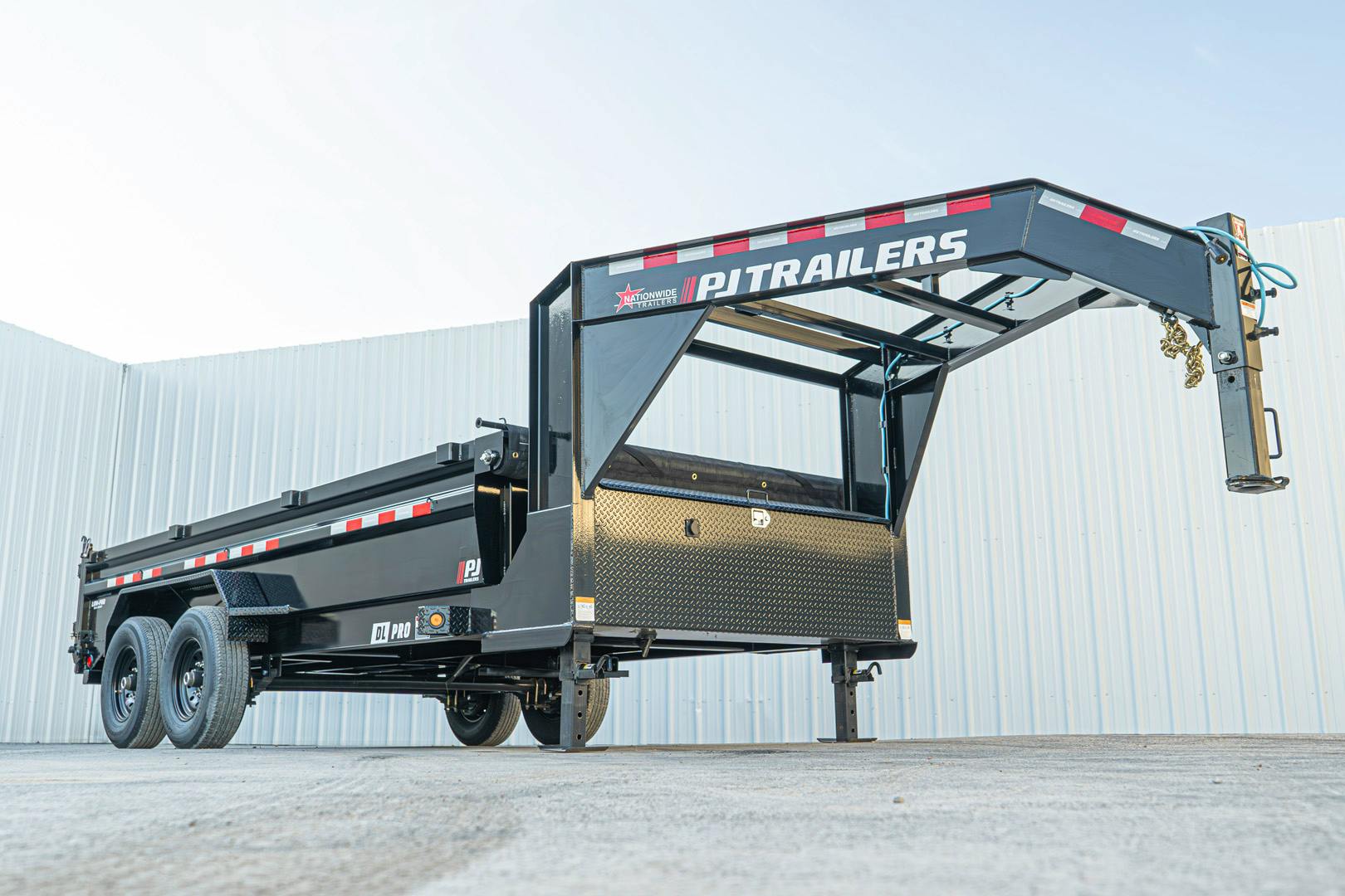 PJ Trailers 16'x83" Gooseneck Low Pro Dump Trailer w/ 2' Sides (DL) - Stock #87777 - Image 6 of 30