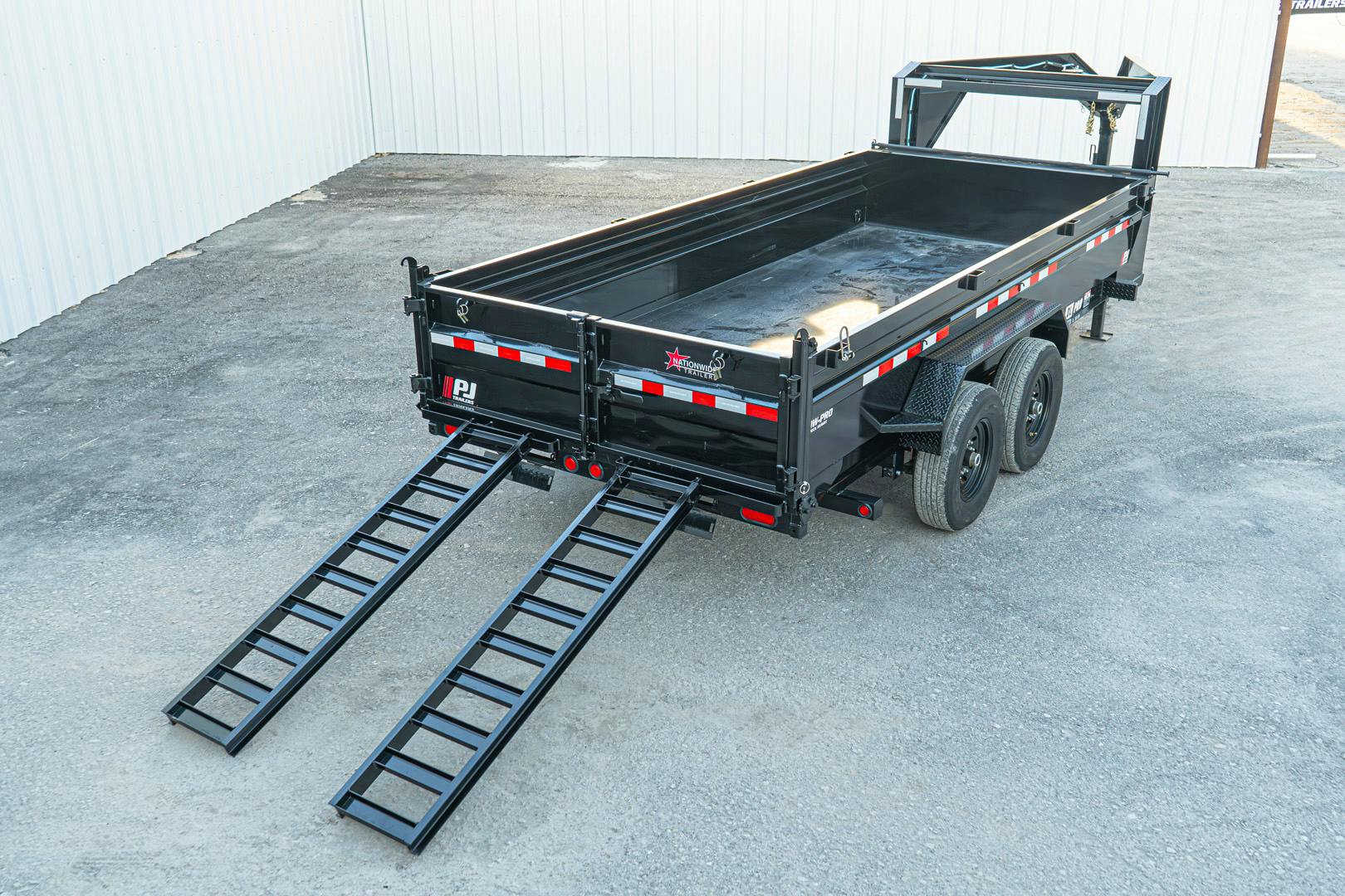 PJ Trailers 16'x83" Gooseneck Low Pro Dump Trailer w/ 2' Sides (DL) - Stock #87777 - Image 22 of 30