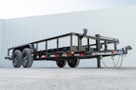 PJ Trailers 16'x83" Angle Pipetop Equipment Trailer (P8) Stock #87778 - Thumbnail 3
