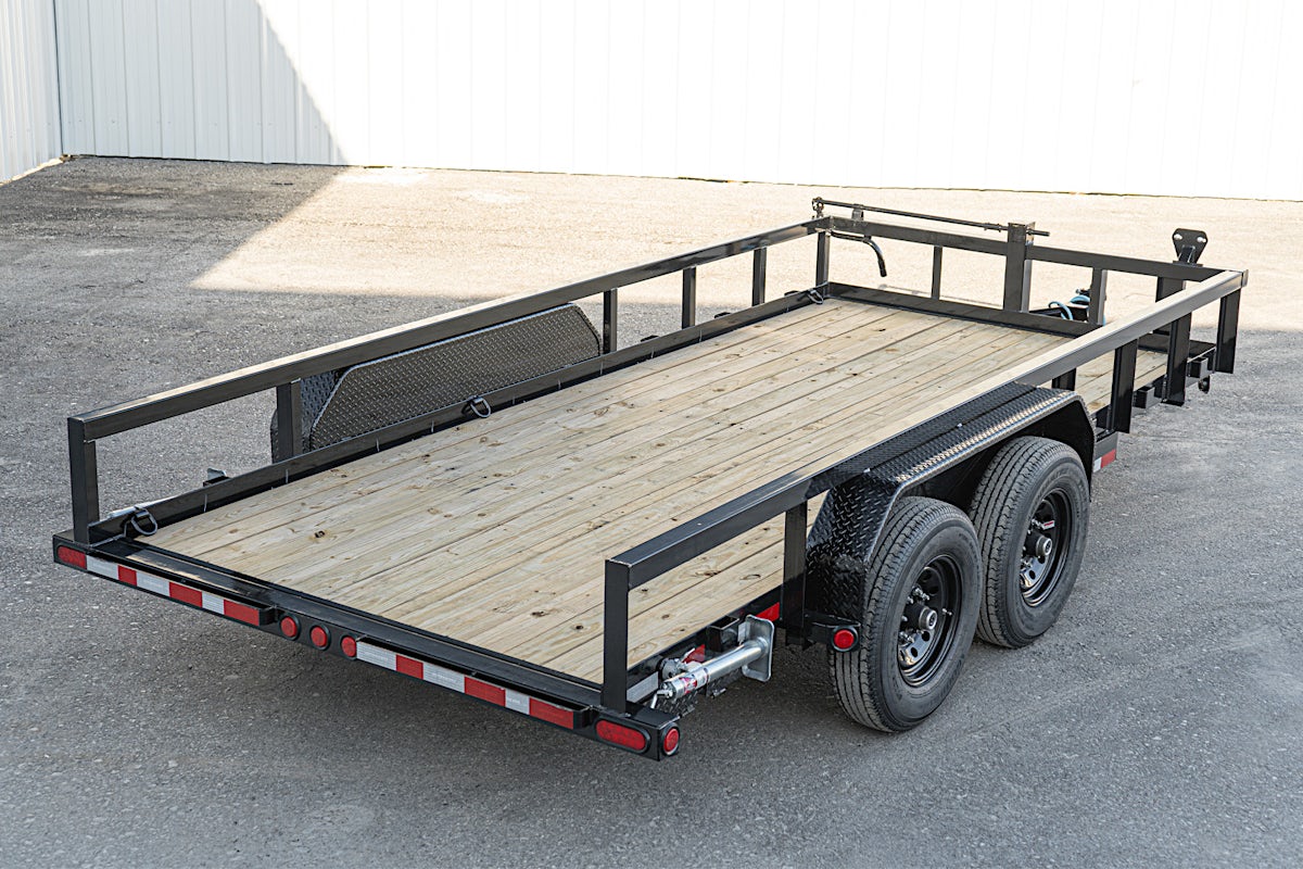 PJ Trailers 16'x83" Angle Pipetop Equipment Trailer (P8) - Stock #87778 - Image 12 of 15 PJ Trailers 16'x83" Angle Pipetop Equipment Trailer (P8) - Stock #87778 - Image 12 of 15