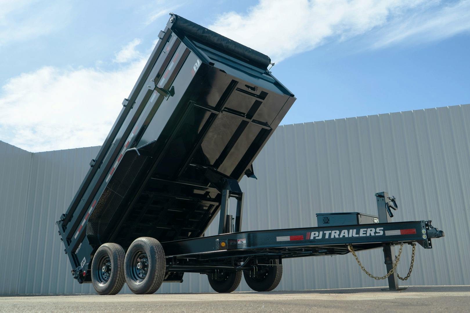 PJ Trailers 14'x83" Low Pro High Side Dump Trailer w/ 4' Sides (DM) - Stock #87782 - Image 6 of 30