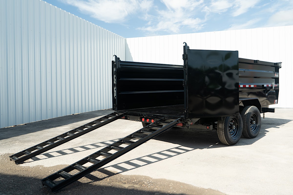 PJ Trailers 14'x83" Low Pro High Side Dump Trailer w/ 4' Sides (DM) - Stock #87782 - Image 22 of 30 PJ Trailers 14'x83" Low Pro High Side Dump Trailer w/ 4' Sides (DM) - Stock #87782 - Image 22 of 30
