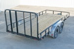 PJ Trailers 16'x83" Tandem Axle 4" Channel Utility Trailer (UL) Stock #87785 - Thumbnail 10