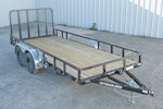 PJ Trailers 16'x83" Tandem Axle 4" Channel Utility Trailer (UL) Stock #87785 - Thumbnail 1