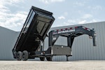PJ Trailers 16'x83" Gooseneck HD Low Pro Dump Trailer w/ 3' Sides (DE) Stock #87787 - Thumbnail 5