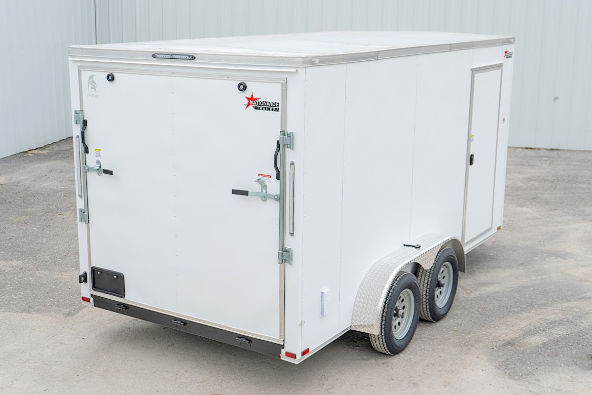 Spartan 7'x14' Enclosed Cargo Trailer w/ Rear Ramp Door (C2) - Stock #87793 - Image 7 of 10 Spartan 7'x14' Enclosed Cargo Trailer w/ Rear Ramp Door (C2) - Stock #87793 - Image 7 of 10