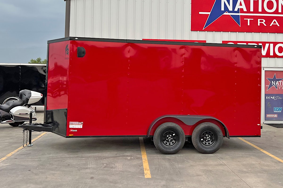 Spartan 7'x14' Enclosed Cargo Trailer w/ Rear Ramp Door (C2) - Stock #87796 - Image 4 of 7 Spartan 7'x14' Enclosed Cargo Trailer w/ Rear Ramp Door (C2) - Stock #87796 - Image 4 of 7