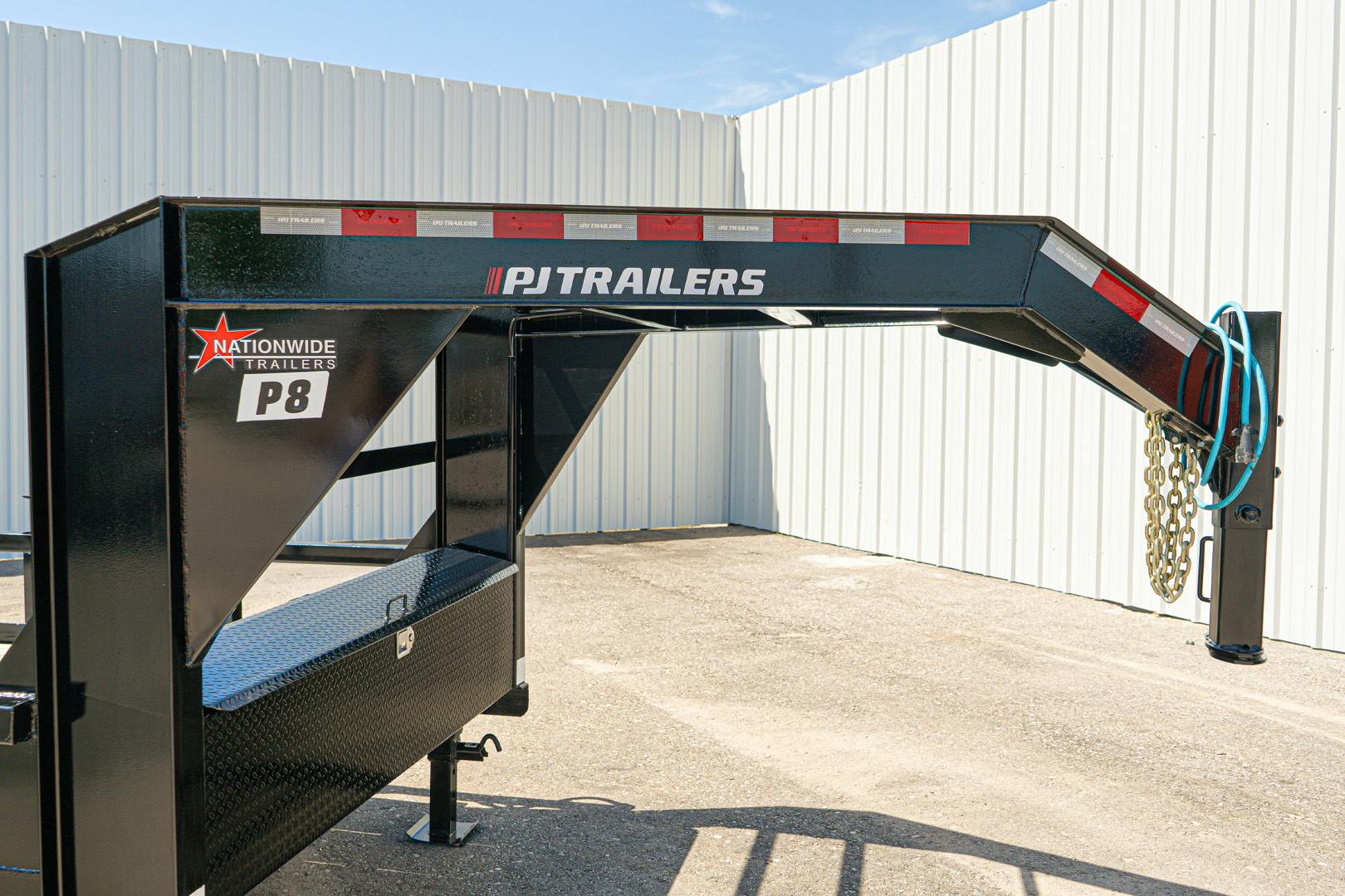 PJ Trailers 24'x83" Gooseneck Angle Pipetop Equipment Trailer (P8) - Stock #87803 - Image 6 of 22