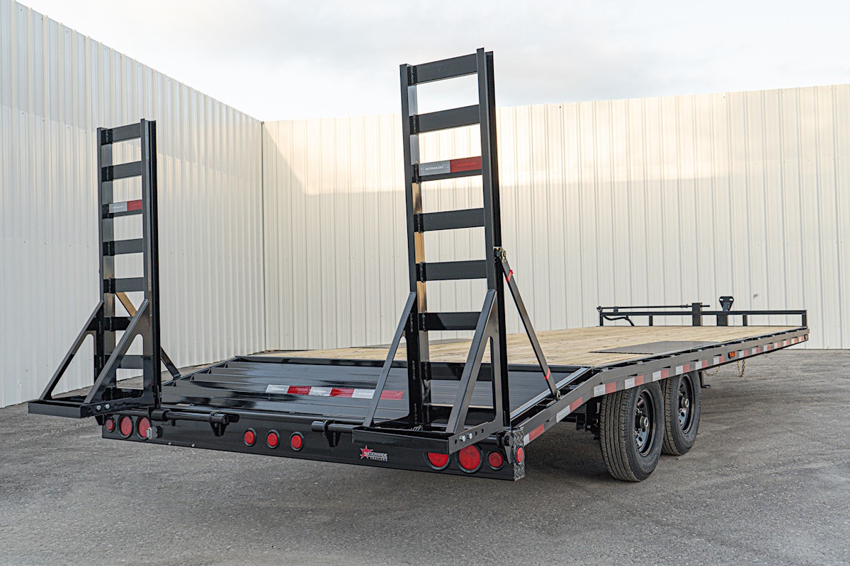 PJ Trailers 24'x102" 8" I-Beam Deckover Flatbed Trailer (F8) - Stock #87809 - Image 12 of 13 PJ Trailers 24'x102" 8" I-Beam Deckover Flatbed Trailer (F8) - Stock #87809 - Image 12 of 13