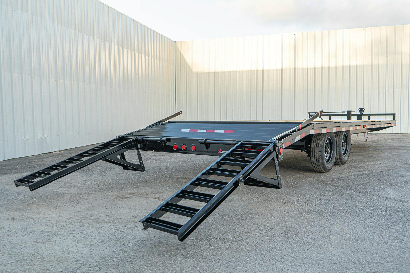PJ Trailers 24'x102" 8" I-Beam Deckover Flatbed Trailer (F8) - Stock #87809 - Image 13 of 13
