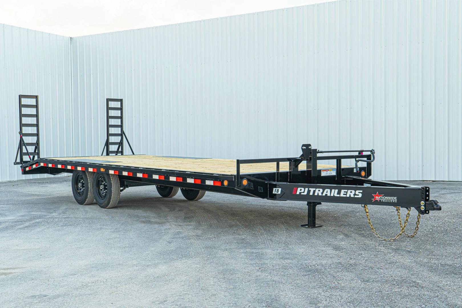PJ Trailers 24'x102" 8" I-Beam Deckover Flatbed Trailer (F8) - Stock #87809 - Image 2 of 13